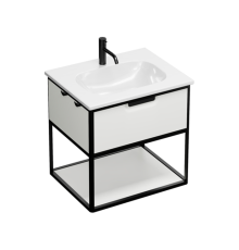 Комплект мебели Burgbad Vry 63х49.6х60 см подвесной белый матовый SGUJ063F6019GO253C001