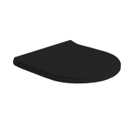 Сиденье для унитаза Simas Vignoni микролифт черный матовый VI006 nero matt