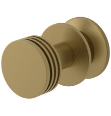 Вешалка для полотенцесушителя Сунержа Каньон одинарная золотой шёлк матовый 32-2010-0003