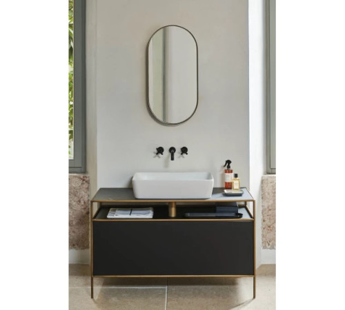 Раковина накладная GSI NUBES 600х380х140 мм белый глянцевый 903611