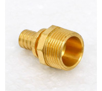 Муфта надвижная REHAU Rautitan RX+ 20х1 с наружной резьбой бронза 14563161001