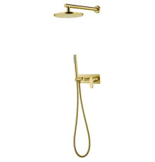 Смеситель встраиваемый для душа с верхним душем Boheme Spectre бронза матовая 454-BR