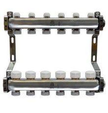 Коллекторный блок Gekon 1x3/4 EK 6 выходов с расходомерами GK 75106