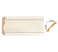 Плинтус потолочный DECOMASTER 171-6 92х92х2400 мм 34627