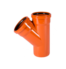 Тройник Ostendorf KG KGEA 110/110 мм 45° 220300