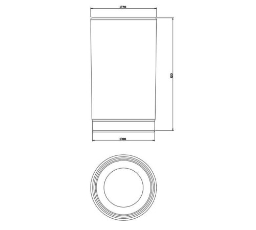 Стакан настольный Gessi Emporio сатинированное стекло Black XL 38833#299