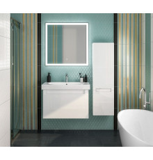 Раковина подвесная/мебельная Kerama Marazzi BUONGIORNO 80 см белая глянцевая BG.wb.80