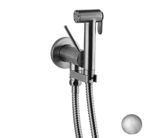 Гигиенический душ Gattoni RT010NS со встроенным смесителем никель шлифованный RT010NS