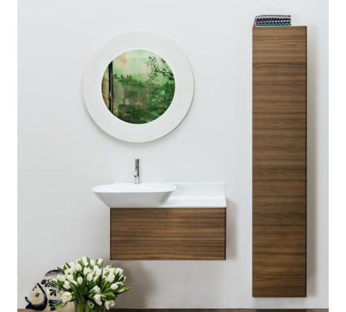 Шкаф-пенал подвесной Laufen INO 36x30.5x180 см 1 дверца DX темный орех 4.2545.2.030.171.1