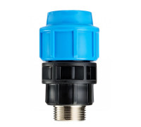 Муфта с наружной резьбой для труб ПНД ДЖИЛЕКС ПРО 32x1 9161