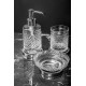 Дозатор для жидкого мыла настольный Boheme Murano Cristal хром 10227