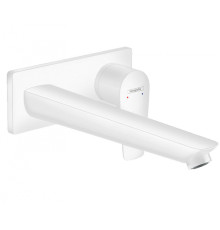 Смеситель для раковины Hansgrohe Talis E настенный внешняя часть 225 мм белый матовый 71734700