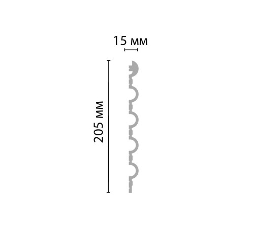 Декоративная панель DECOMASTER D327 ДМ 205х15х2900 мм D327 ДМ