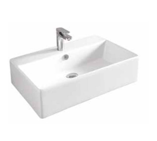 Раковина Artceram QUADRO 65х48 см 1 отв. белая QUL003 01 00