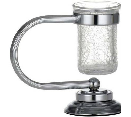 Стакан для зубных щеток Boheme Murano настольный хром 10911-CR