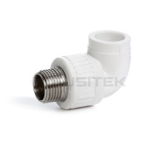 Угольник переходной Fusitek PP-R 90° 25x3/4 НР FT04504
