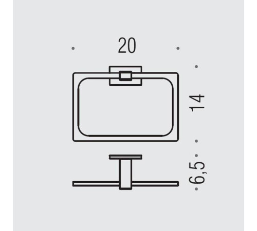 Полотенцедержатель-кольцо Colombo Design Look PVD золото матовое B1631.OM