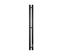 Полотенцесушитель электрический Primoclima Sol Q E Черный 1000х60 мм PCSolQEBlack10062
