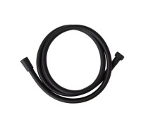 Шланг душевой Aquame ПВХ 1500 мм с защитой от скручивания черный AQM1500B