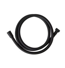 Шланг душевой Aquame ПВХ 1500 мм с защитой от скручивания черный AQM1500B