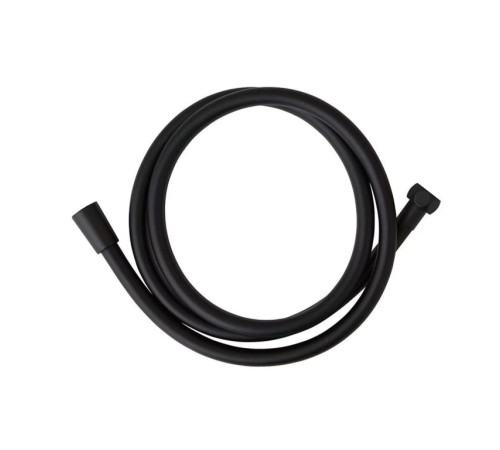 Шланг душевой Aquame ПВХ 1500 мм с защитой от скручивания черный AQM1500B