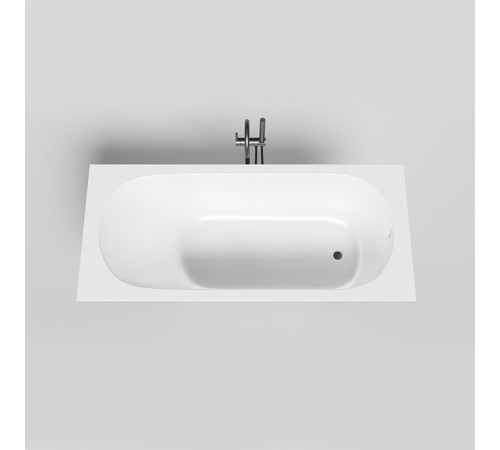Ванна встраиваемая Salini LOFO 170х75 см Solid Surface белый матовый UM12222