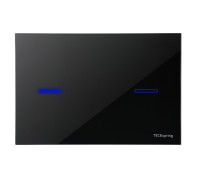 Панель смыва TECE TECEspring lux стекло черное глянцевое S249702