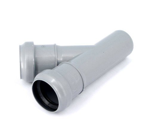 Тройник канализационный Sinikon Стандарт 40x40 мм 45° 508007.R