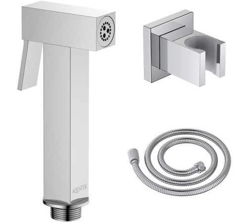 Гигиенический душ со шлангом 120 см и держателем Aquanet хром AQ2053CR