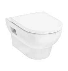 Унитаз подвесной Hansgrohe GladeLake S безободковый с сиденьем 540х360 мм 60201450