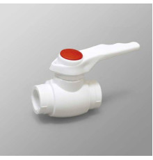 Кран шаровой полипропиленовый Fusitek для горячей воды 25 мм FT07102