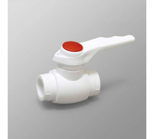 Кран шаровой полипропиленовый Fusitek для горячей воды 25 мм FT07102