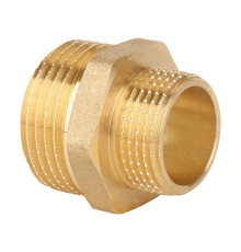 Ниппель латунный Gappo 2 x 1 1/4 HP G1205