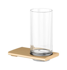 Стакан Keuco Edition 400 подвесной хрустальный brushed brass 11550259000