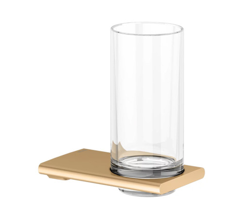 Стакан Keuco Edition 400 подвесной хрустальный brushed brass 11550259000