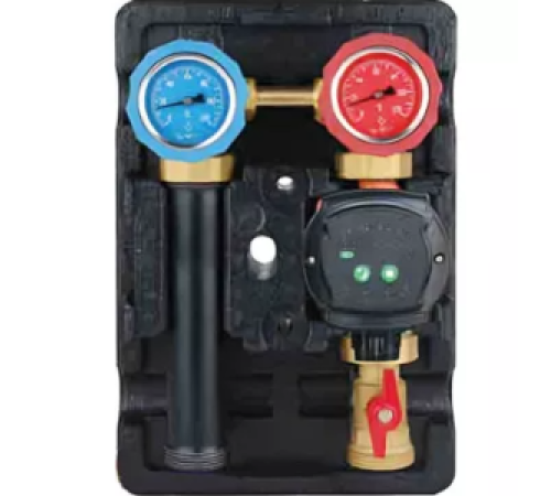 Насосный модуль Kromwell прямой с байпасом левый без насоса KW.MWUD180L