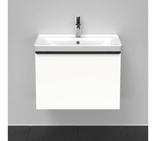 Тумба с раковиной Duravit D-Neo 634x452x440 мм подвесная белый матовый 2367650000/DE425401818