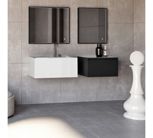 Раковина подвесная Kerasan Kanaal 80x46.5 см 1 отв. белый глянцевый 574101