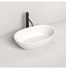 Раковина накладная Salini Sofia 56х33.5х15 см S-Sense белый глянцевый 1101106G