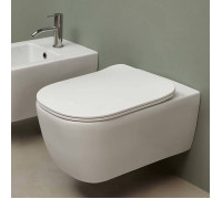 Унитаз подвесной antoniolupi Komodo 54х36х26 см безободковый белый матовый KOMODO3