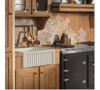 Раковина кухонная Kerasan Hannah Hampshire 60x47x22 см без отверстия белый 546001