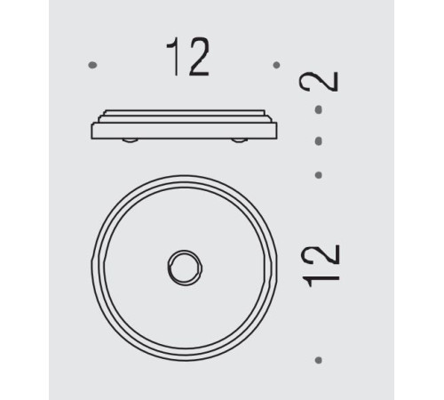 Мыльница настольная Colombo Design Hermitage хром B3340.CR