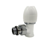 Вентиль угловой ручной SR Rubinetterie Ovus 1/2 белый 0435-1500VC0A