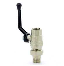 Кран шаровой Bugatti Oregon 1/2 НВ со сгоном рычаг 03200026