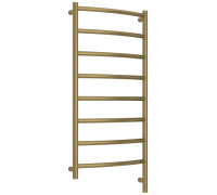 Полотенцесушитель электрический Сунержа Галант 3.1 500x1000 мм правое подключение золотой шёлк матовый 32-6001-1050