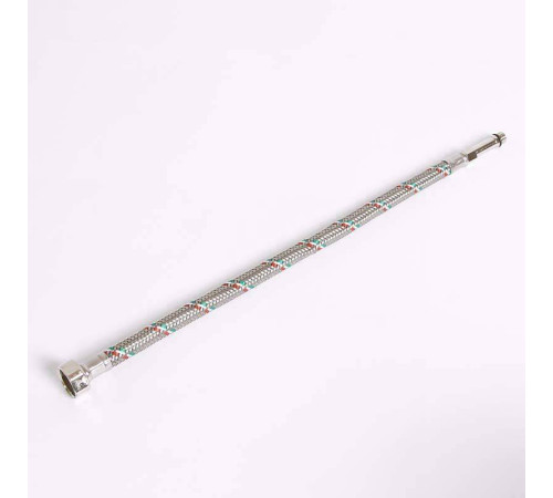 Гибкая подводка для смесителя Uni-Fitt 1/2 x M10 длинный штуцер 40 см 503S2804