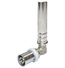 Угол пресс с трубкой для подключения радиатора Uni-Fitt 20x15 мм L=300 мм 717G7153