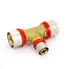 Тройник пресс Tiemme 32х20х32 мм 1650055