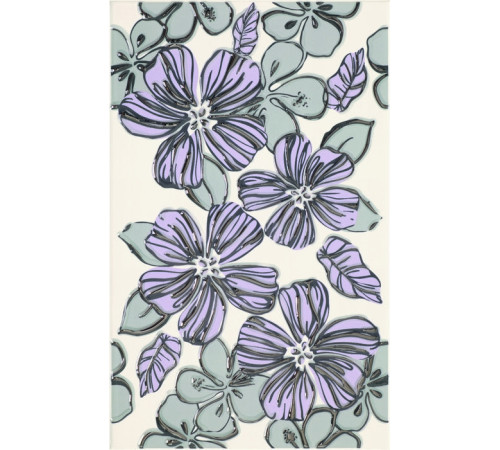 Декор Paradyz Vivian KWIAT Viola 25х40 см х9999021236