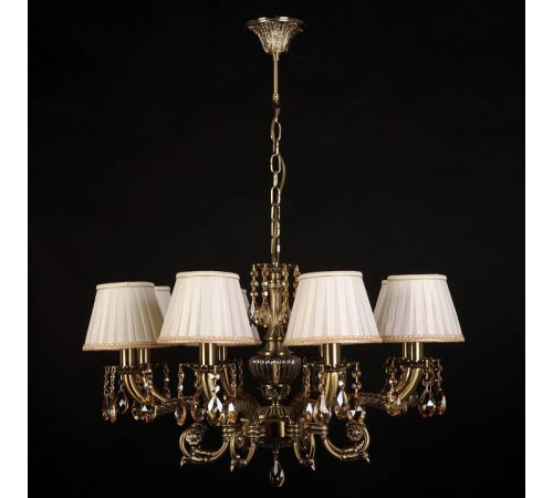 Подвесная люстра Abrasax Sylvia L.8110-8BR CRISTAL-SHADE